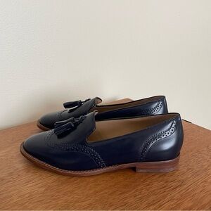 Talbots Blue Tassel Loafers Slip-On